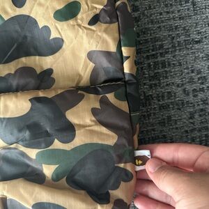Bape Camo Messenger Bag - Green and Brown